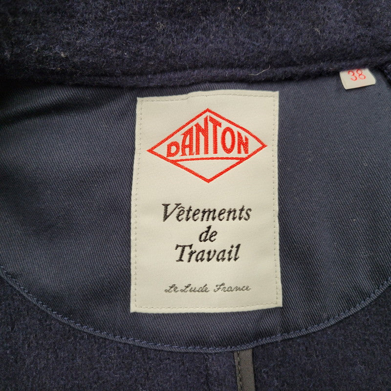 【中古品】【メンズ】 2WAY WOOL MOSSER HOOD COAT JD-8454 ウールモッサ フードコート アウター 140-251115-as-22-izu サイズ：38 カラー：ネイビー 万代Net店