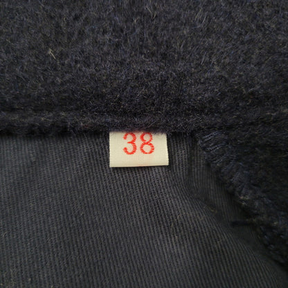 【中古品】【メンズ】 2WAY WOOL MOSSER HOOD COAT JD-8454 ウールモッサ フードコート アウター 140-251115-as-22-izu サイズ：38 カラー：ネイビー 万代Net店