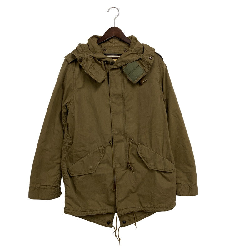 【中古品】【メンズ】 ALPHA INDUSTRIES ルファインダルトリーズ × LEE リー MODS COAT 20537-8920 モッズコート ジャケット アウター 145-251115-as-21-izu サイズ：M カラー：カーキ 万代Net店