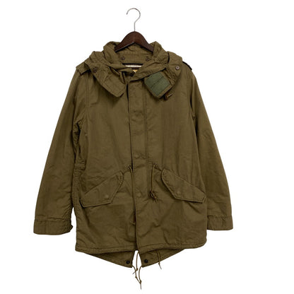 【中古品】【メンズ】 ALPHA INDUSTRIES ルファインダルトリーズ × LEE リー MODS COAT 20537-8920 モッズコート ジャケット アウター 145-251115-as-21-izu サイズ：M カラー：カーキ 万代Net店