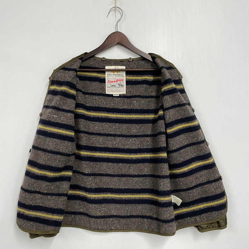 【中古品】【メンズ】 ALPHA INDUSTRIES ルファインダルトリーズ × LEE リー MODS COAT 20537-8920 モッズコート ジャケット アウター 145-251115-as-21-izu サイズ：M カラー：カーキ 万代Net店