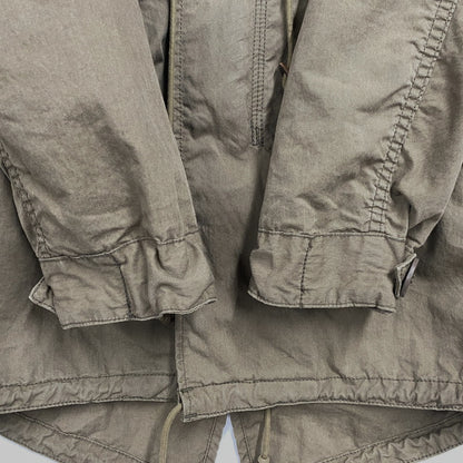 【中古品】【メンズ】 ALPHA INDUSTRIES ルファインダルトリーズ × LEE リー MODS COAT 20537-8920 モッズコート ジャケット アウター 145-251115-as-21-izu サイズ：M カラー：カーキ 万代Net店