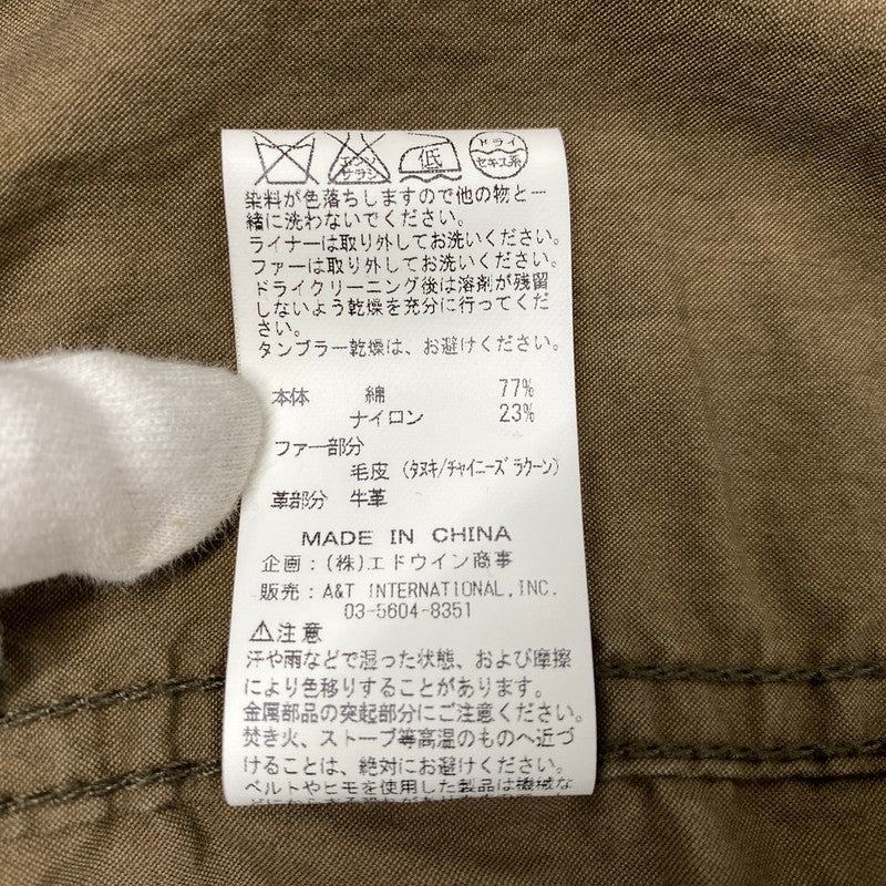 【中古品】【メンズ】 ALPHA INDUSTRIES ルファインダルトリーズ × LEE リー MODS COAT 20537-8920 モッズコート ジャケット アウター 145-251115-as-21-izu サイズ：M カラー：カーキ 万代Net店