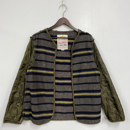 【中古品】【メンズ】 ALPHA INDUSTRIES ルファインダルトリーズ × LEE リー MODS COAT 20537-8920 モッズコート ジャケット アウター 145-251115-as-21-izu サイズ：M カラー：カーキ 万代Net店