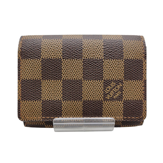【中古品】【メンズ/レディース】 LOUIS VUITTON ルイ・ヴィトン N62920 CA1015 ダミエ アンヴェロップ・カルト ドゥ ヴィジット カードケース 名刺入れ 179-251111-as-10-izu カラー：ブラウン 万代Net店