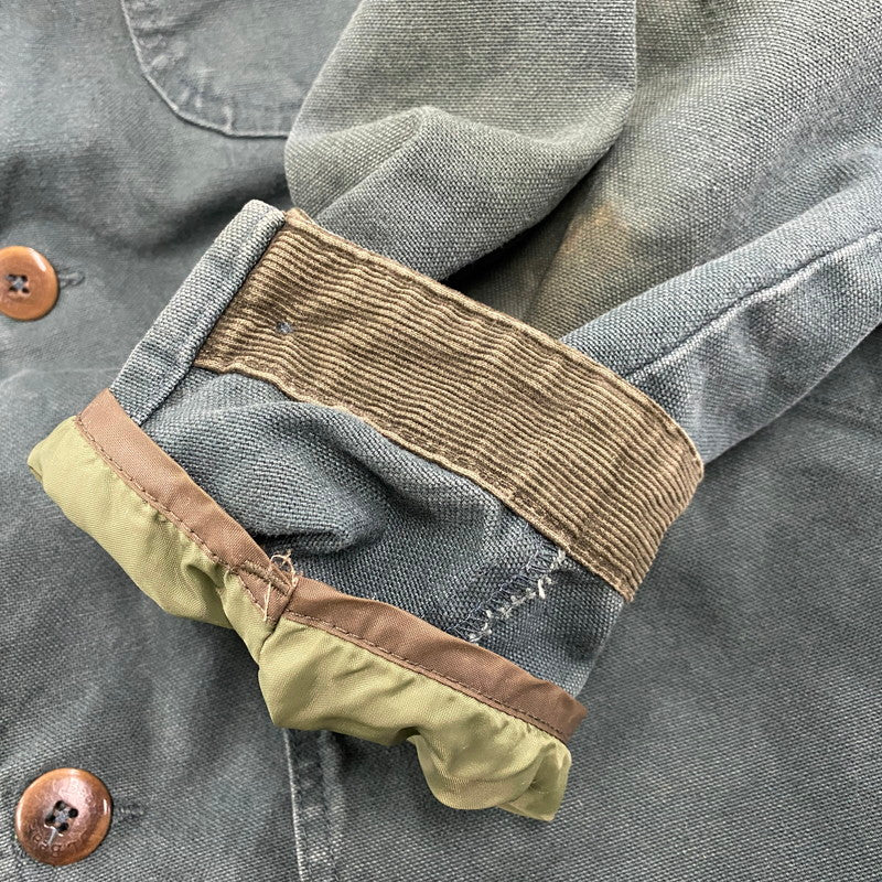 【現状渡し品】【メンズ】 L.L.Bean エルエルビーン H147 80'S USA製 COTTON CHECK LINER HUNTING JACKET コットン チェック ライナー ハンティング ジャケット アウター 146-251111-ya-09-izu サイズ：L カラー：グリーン 万代Net店