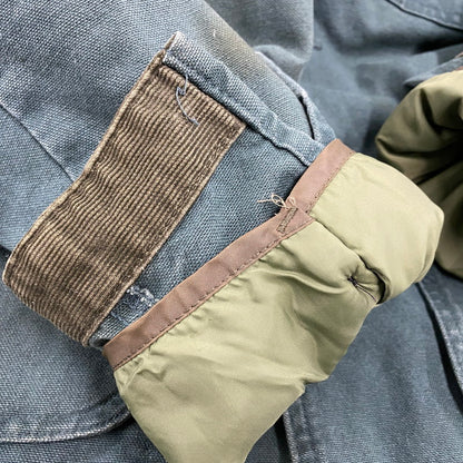 【現状渡し品】【メンズ】 L.L.Bean エルエルビーン H147 80'S USA製 COTTON CHECK LINER HUNTING JACKET コットン チェック ライナー ハンティング ジャケット アウター 146-251111-ya-09-izu サイズ：L カラー：グリーン 万代Net店