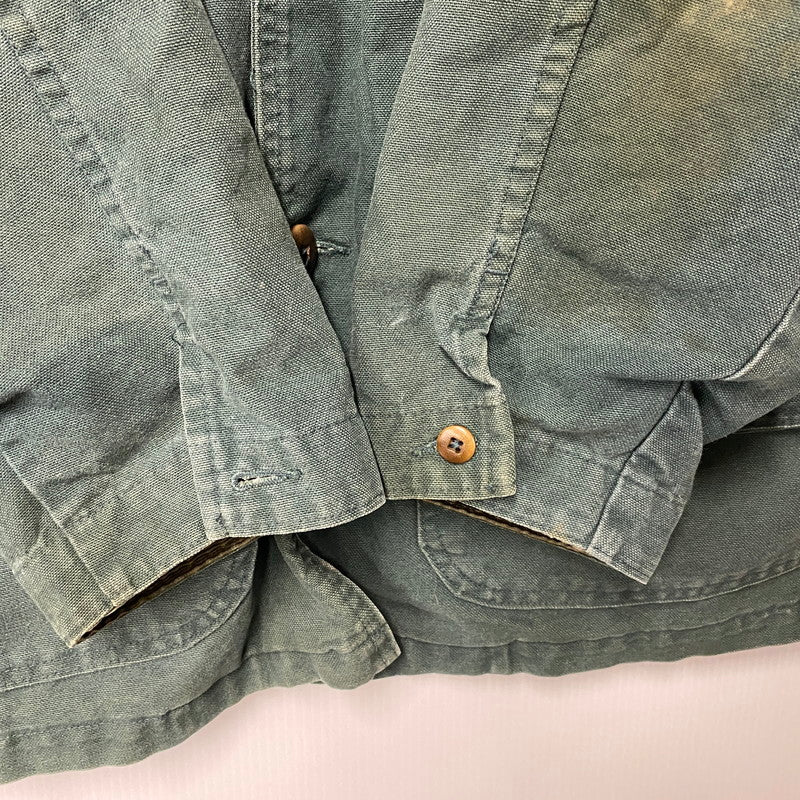 【現状渡し品】【メンズ】 L.L.Bean エルエルビーン H147 80'S USA製 COTTON CHECK LINER HUNTING JACKET コットン チェック ライナー ハンティング ジャケット アウター 146-251111-ya-09-izu サイズ：L カラー：グリーン 万代Net店