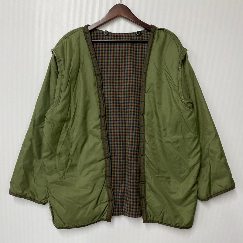 【現状渡し品】【メンズ】 L.L.Bean エルエルビーン H147 80'S USA製 COTTON CHECK LINER HUNTING JACKET コットン チェック ライナー ハンティング ジャケット アウター 146-251111-ya-09-izu サイズ：L カラー：グリーン 万代Net店
