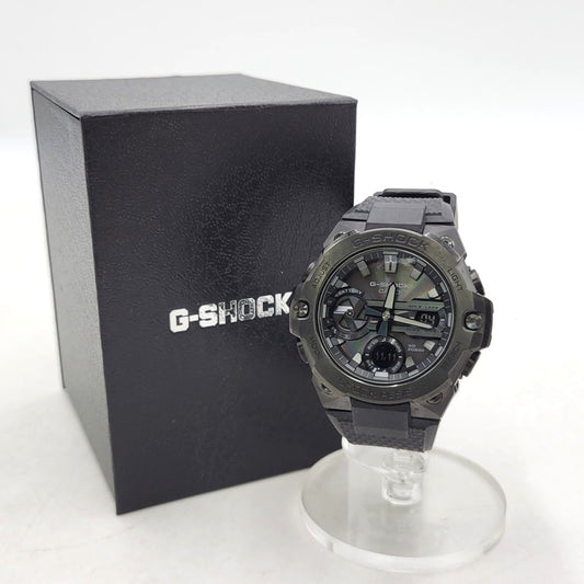 【中古品】【メンズ/レディース】 G-SHOCK ジーショック GST-B400 SERIES G-STEEL TOUGH SOLAR ANALOG DIGITAL WATCH GST-B400 タフソーラー アナログ デジタル 腕時計 196-251111-as-12-izu サイズ：46.6 × 49.6 × 12.9 mm カラー：ブラック 万代Net店