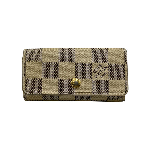 【中古品】【メンズ/レディース】 LOUIS VUITTON ルイ・ヴィトン N60386 CT0117 ダミエアズール ミュルティクレ４ キーケース 179-251115-as-06-izu カラー：ホワイト系 万代Net店