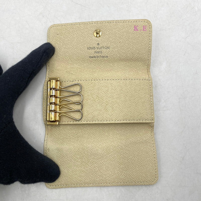 【中古品】【メンズ/レディース】 N60386 CT0117 ダミエアズール ミュルティクレ４ キーケース 179-251115-as-06-izu カラー：ホワイト系 万代Net店