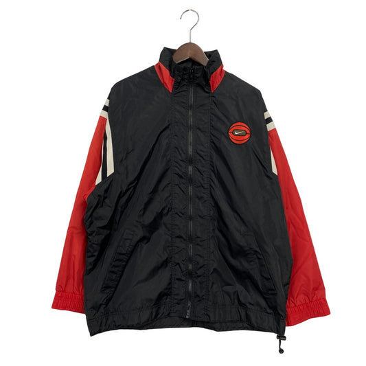 【中古品】【メンズ】 NIKE ナイキ タイ製 90S NYLON JACKET ナイロン ジャケット アウター 146-251117-ya-07-izu サイズ：M カラー：BLACK/RED 万代Net店