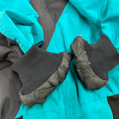 【中古品】【メンズ】 SANTA FE TRAIL サンタフェトレイル 90S BLANKET LINER TYROLEAN TAPE BLOUSON JACKET ブランケット ライナー チロリアン タイプ ブルゾン ジャケット アウター 146-251112-cs-24-izu サイズ：L カラー：ターコイズ 万代Net店