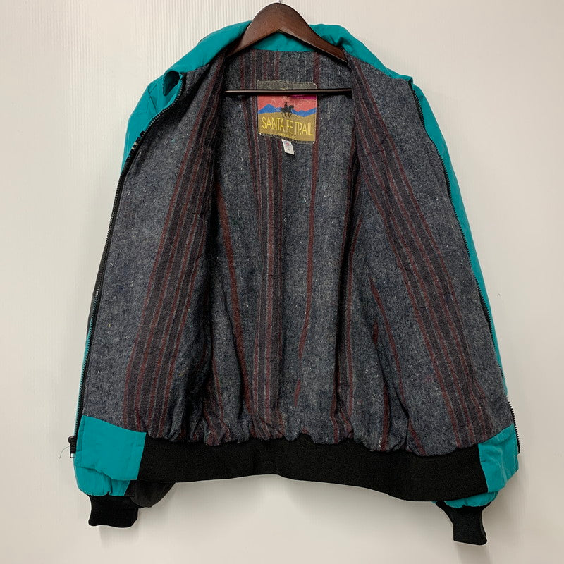 【中古品】【メンズ】 SANTA FE TRAIL サンタフェトレイル 90S BLANKET LINER TYROLEAN TAPE BLOUSON JACKET ブランケット ライナー チロリアン タイプ ブルゾン ジャケット アウター 146-251112-cs-24-izu サイズ：L カラー：ターコイズ 万代Net店