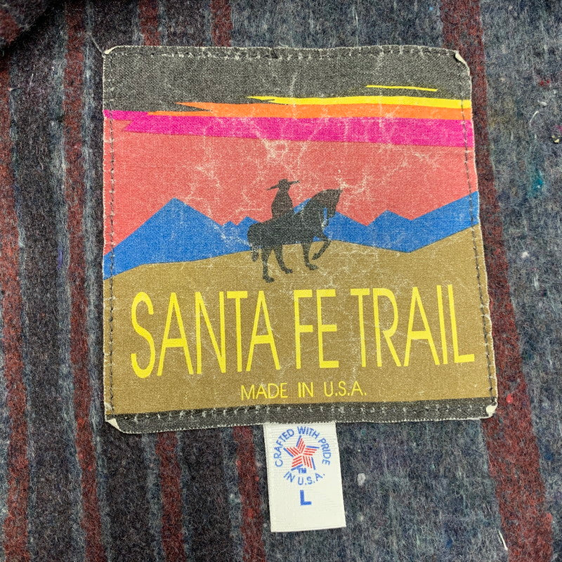 【中古品】【メンズ】 SANTA FE TRAIL サンタフェトレイル 90S BLANKET LINER TYROLEAN TAPE BLOUSON JACKET ブランケット ライナー チロリアン タイプ ブルゾン ジャケット アウター 146-251112-cs-24-izu サイズ：L カラー：ターコイズ 万代Net店