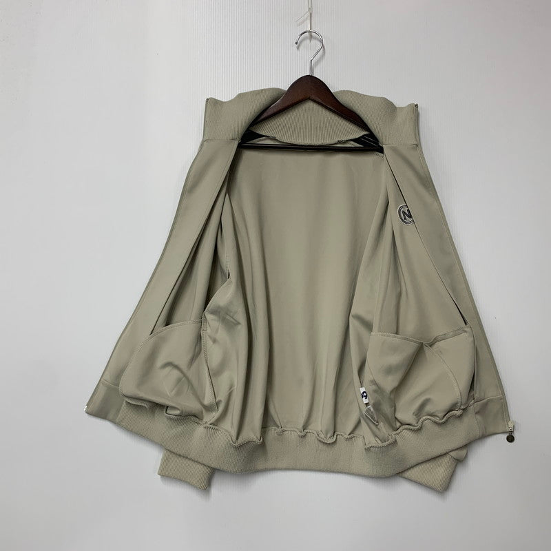 【中古品】【メンズ】 9090 N LOGO SIMPLE TRACK JACKET NN1407 Nロゴ シンプル トラックジャケット 142-251117-as-13-izu サイズ：L カラー：クリーム系 万代Net店