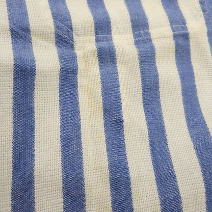 【現状渡し品】【メンズ】 L.L.Bean エルエルビーン COOL WEAVE STRIPE S/S SHIRT ストライプ ショートスリーブ シャツ USA製 半袖 トップス 146-251117-as-14-izu サイズ：L カラー：ブルー×ホワイト 万代Net店