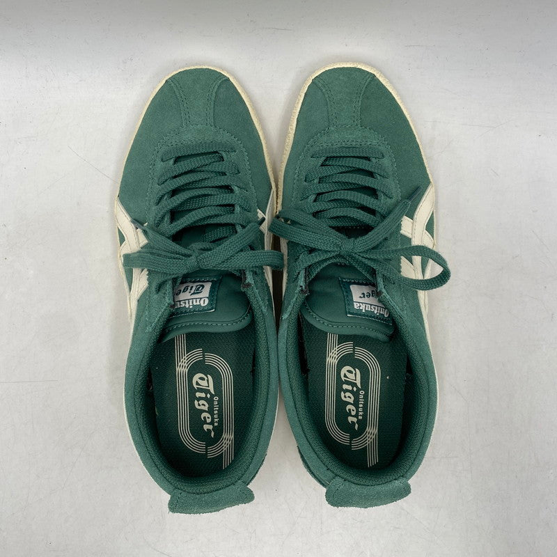 【中古品】【メンズ/レディース】 ONITSUKA TIGER オニツカタイガー MEXICO DELEGATION 1183B954 メキシコ デレゲーション スニーカー シューズ 靴 162-251115-as-03-izu サイズ：25cm カラー：グリーン 万代Net店