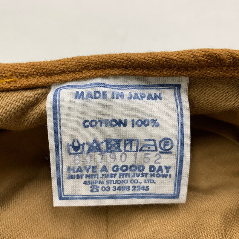 【中古品】【メンズ/レディース】 45R フォーティファイブ・アール 80790152 撚杢コットンツイードのベレー 帽子 185-251112-as-04-izu サイズ：02 カラー：マルチカラー 万代Net店