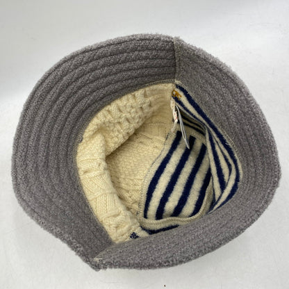 【中古美品】【メンズ/レディース】 45R フォーティファイブ・アール 61190024 USモーのケーブル×ボーダーハット 帽子 185-251115-as-04-izu サイズ：00 カラー：マルチカラー 万代Net店