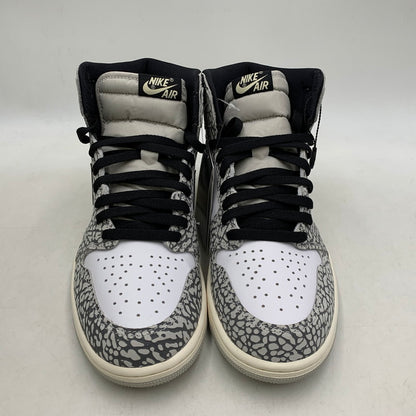 【中古美品】【メンズ】 NIKE ナイキ AIR JORDAN 1 RETRO HIGH OG DZ5485-052 エア ジョーダン 1 レトロ ハイ OG スニーカー シューズ 靴 160-251112-as-09-izu サイズ：27cm カラー：TECH GREY/MUSLIN-BLACK-WHITE 万代Net店