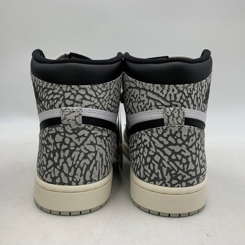 【中古美品】【メンズ】 NIKE ナイキ AIR JORDAN 1 RETRO HIGH OG DZ5485-052 エア ジョーダン 1 レトロ ハイ OG スニーカー シューズ 靴 160-251112-as-09-izu サイズ：27cm カラー：TECH GREY/MUSLIN-BLACK-WHITE 万代Net店