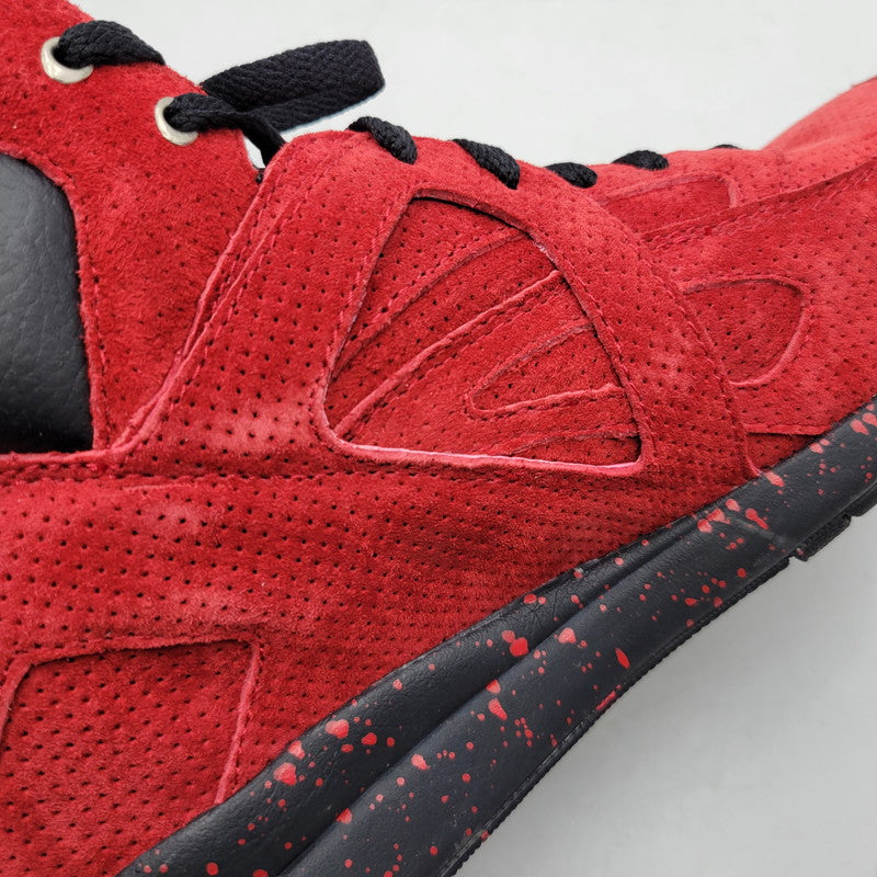 【中古品】【メンズ】 FILA×RISE FILA THE CAGE SUEDE BASKET BALL SHOES フィラ ザ ケージ スウェード バスケットボール シューズ スニーカー 靴 162-251117-cs-11-izu サイズ：US9 カラー：RED 万代Net店