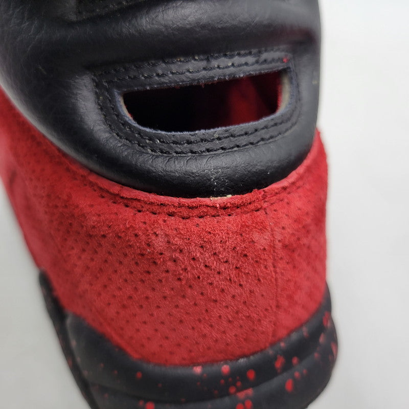 【中古品】【メンズ】 FILA×RISE FILA THE CAGE SUEDE BASKET BALL SHOES フィラ ザ ケージ スウェード バスケットボール シューズ スニーカー 靴 162-251117-cs-11-izu サイズ：US9 カラー：RED 万代Net店