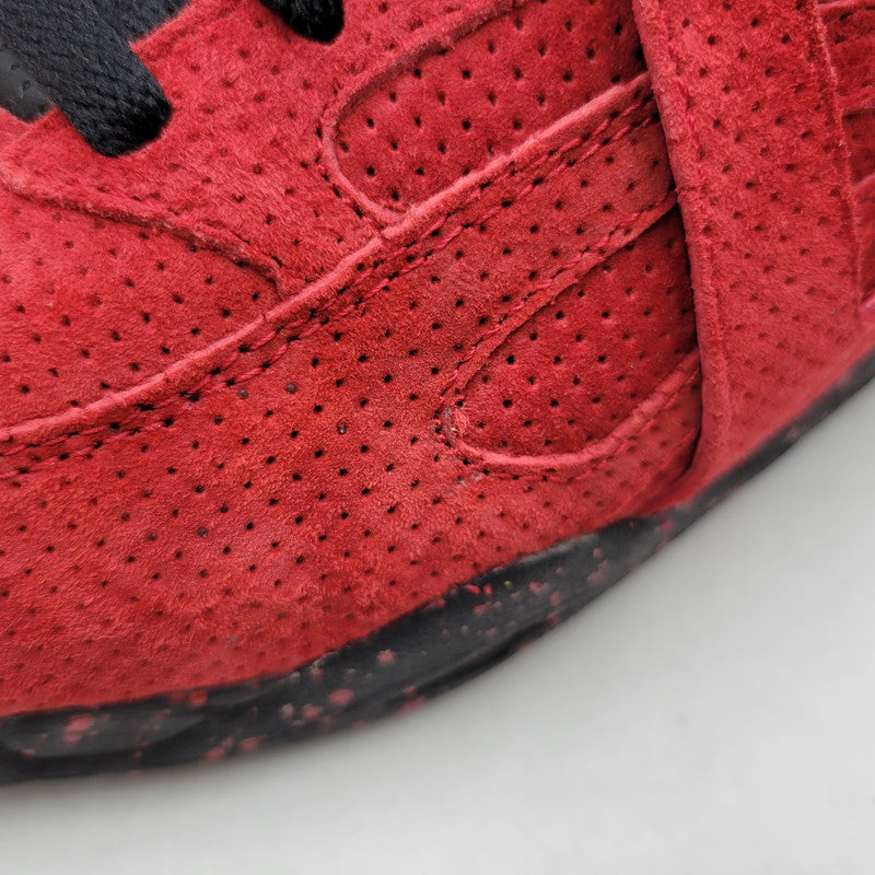 【中古品】【メンズ】 FILA×RISE FILA THE CAGE SUEDE BASKET BALL SHOES フィラ ザ ケージ スウェード バスケットボール シューズ スニーカー 靴 162-251117-cs-11-izu サイズ：US9 カラー：RED 万代Net店