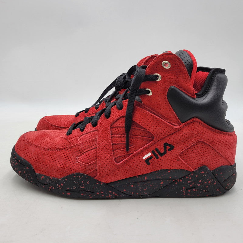 【中古品】【メンズ】 FILA×RISE FILA THE CAGE SUEDE BASKET BALL SHOES フィラ ザ ケージ スウェード バスケットボール シューズ スニーカー 靴 162-251117-cs-11-izu サイズ：US9 カラー：RED 万代Net店