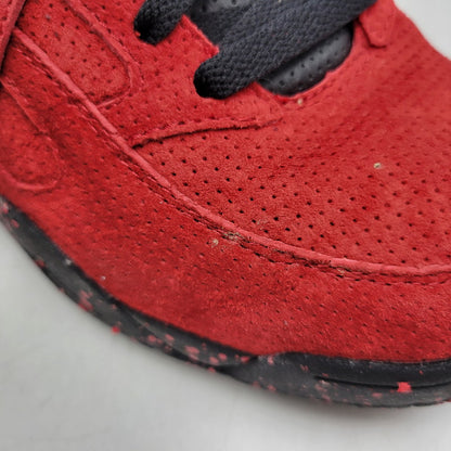 【中古品】【メンズ】 FILA×RISE FILA THE CAGE SUEDE BASKET BALL SHOES フィラ ザ ケージ スウェード バスケットボール シューズ スニーカー 靴 162-251117-cs-11-izu サイズ：US9 カラー：RED 万代Net店