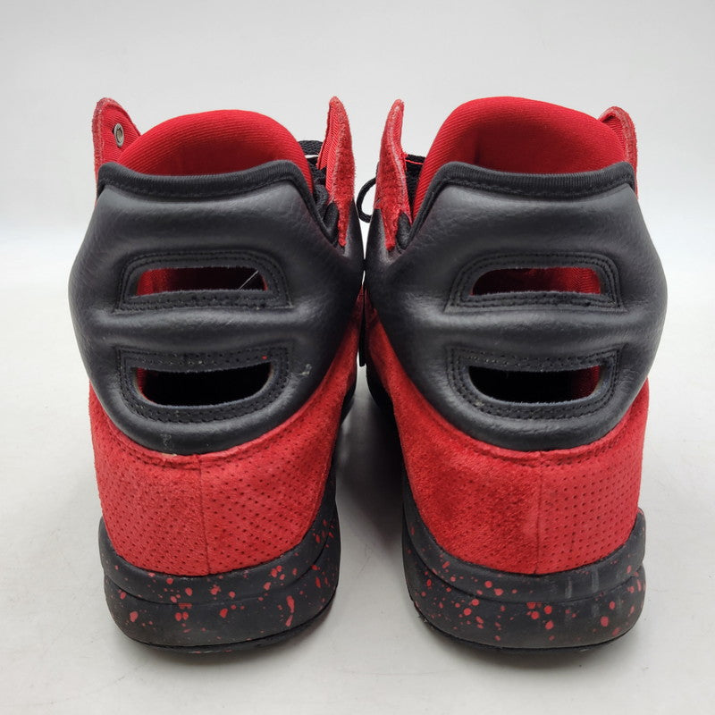 【中古品】【メンズ】 FILA×RISE FILA THE CAGE SUEDE BASKET BALL SHOES フィラ ザ ケージ スウェード バスケットボール シューズ スニーカー 靴 162-251117-cs-11-izu サイズ：US9 カラー：RED 万代Net店