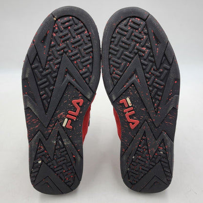 【中古品】【メンズ】 FILA×RISE FILA THE CAGE SUEDE BASKET BALL SHOES フィラ ザ ケージ スウェード バスケットボール シューズ スニーカー 靴 162-251117-cs-11-izu サイズ：US9 カラー：RED 万代Net店