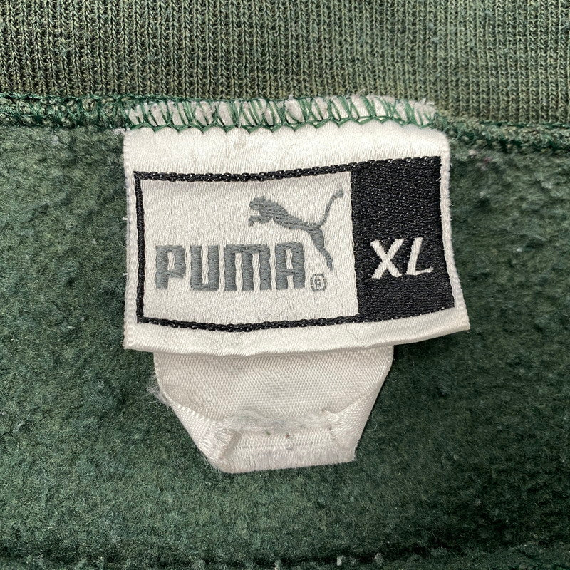 【現状渡し品】【メンズ】 PUMA プーマ NEW YORK JETS SWEAT SHIRT ニューヨークジェッツ スウェットシャツ トレーナー 長袖 トップス 146-251119-as-11-izu サイズ：XL カラー：グリーン 万代Net店