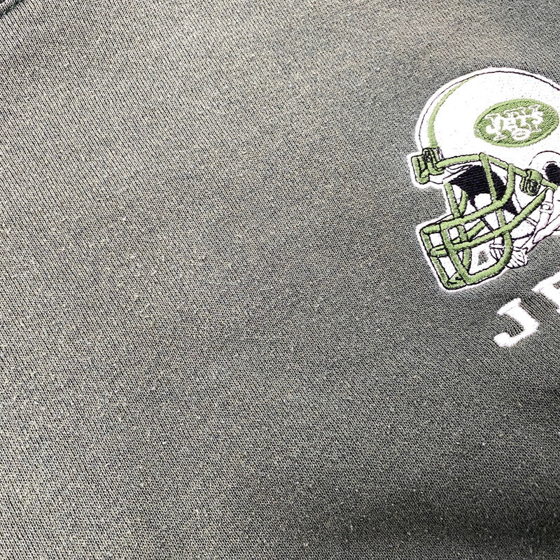 【現状渡し品】【メンズ】 PUMA プーマ NEW YORK JETS SWEAT SHIRT ニューヨークジェッツ スウェットシャツ トレーナー 長袖 トップス 146-251119-as-11-izu サイズ：XL カラー：グリーン 万代Net店