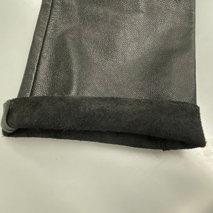 【中古品】【メンズ】 ROOKIE LEATHERS ルーキーレザーズ LEATHER STRAIGHT PANTS レザー ストレート パンツ ボトムス 156-251123-as-12-izu サイズ：M カラー：ブラック 万代Net店