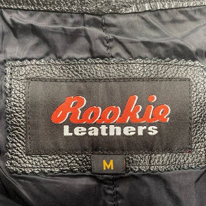 【中古品】【メンズ】 ROOKIE LEATHERS ルーキーレザーズ LEATHER STRAIGHT PANTS レザー ストレート パンツ ボトムス 156-251123-as-12-izu サイズ：M カラー：ブラック 万代Net店