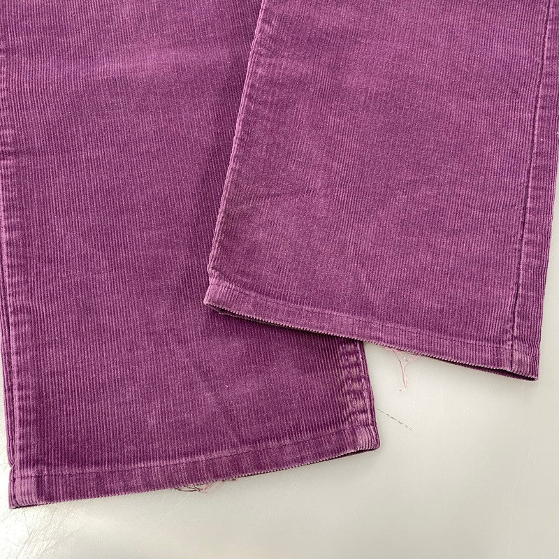 【中古品】【メンズ】 Wrangler ラングラー CORDUROY PANTS コーデュロイ パンツ USA製 SCOVILLジッパー ボトムス 157-251119-as-16-izu カラー：パープル 万代Net店