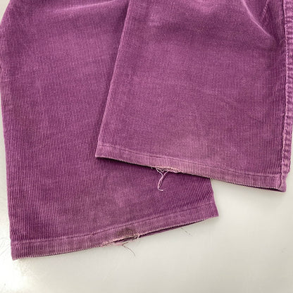 【中古品】【メンズ】 Wrangler ラングラー CORDUROY PANTS コーデュロイ パンツ USA製 SCOVILLジッパー ボトムス 157-251119-as-16-izu カラー：パープル 万代Net店