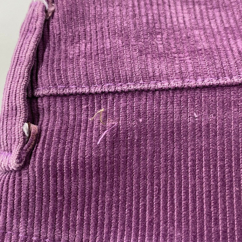 【中古品】【メンズ】 Wrangler ラングラー CORDUROY PANTS コーデュロイ パンツ USA製 SCOVILLジッパー ボトムス 157-251119-as-16-izu カラー：パープル 万代Net店