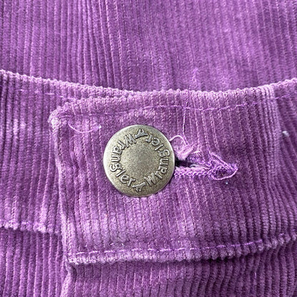 【中古品】【メンズ】 Wrangler ラングラー CORDUROY PANTS コーデュロイ パンツ USA製 SCOVILLジッパー ボトムス 157-251119-as-16-izu カラー：パープル 万代Net店