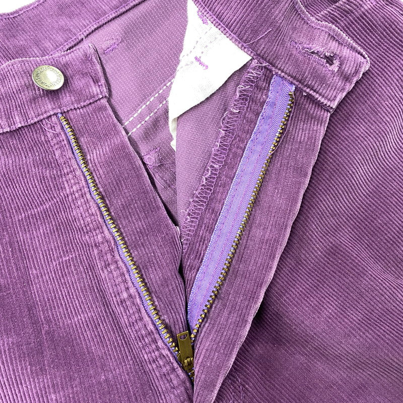 【中古品】【メンズ】 Wrangler ラングラー CORDUROY PANTS コーデュロイ パンツ USA製 SCOVILLジッパー ボトムス 157-251119-as-16-izu カラー：パープル 万代Net店