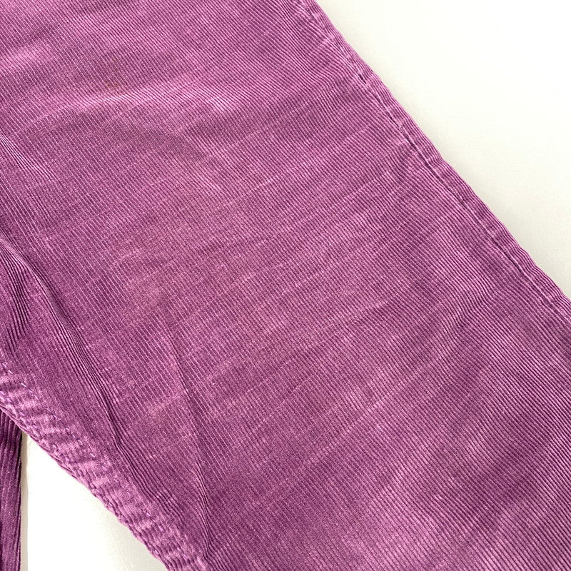 【中古品】【メンズ】 Wrangler ラングラー CORDUROY PANTS コーデュロイ パンツ USA製 SCOVILLジッパー ボトムス 157-251119-as-16-izu カラー：パープル 万代Net店