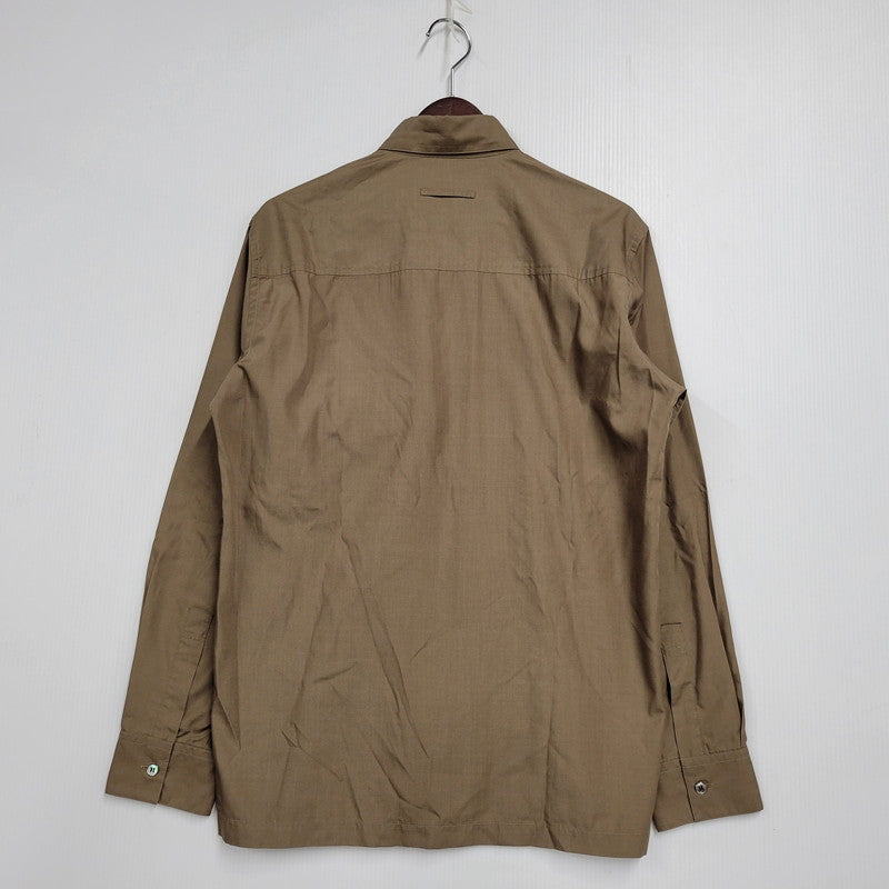【中古品】【メンズ】 JEAN PAUL GAULTIER HOMME OBJET ジャンポールゴルチエ オム オブジェ 90S LS ロングスリーブ DRESS SHIRT ドレス シャツ トップス 長袖 141-251113-ya-11-izu サイズ：48 カラー：カーキ 万代Net店