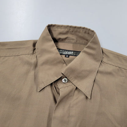 【中古品】【メンズ】 JEAN PAUL GAULTIER HOMME OBJET ジャンポールゴルチエ オム オブジェ 90S LS ロングスリーブ DRESS SHIRT ドレス シャツ トップス 長袖 141-251113-ya-11-izu サイズ：48 カラー：カーキ 万代Net店
