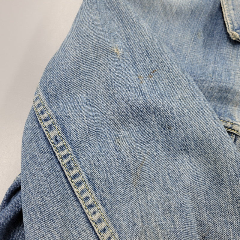 【現状渡し品】【メンズ】 Lee リー 101-J USA製 REGULAR レギュラー 60S DENIM JACKET デニム ジャケット トップス アウター 146-251113-ya-12-izu サイズ：42 カラー：ライトインディゴ 万代Net店