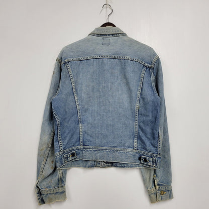 【現状渡し品】【メンズ】 Lee リー 101-J USA製 REGULAR レギュラー 60S DENIM JACKET デニム ジャケット トップス アウター 146-251113-ya-12-izu サイズ：42 カラー：ライトインディゴ 万代Net店