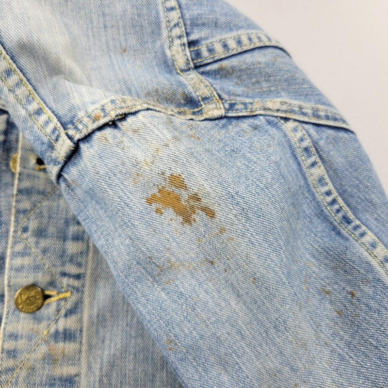 【現状渡し品】【メンズ】 Lee リー 101-J USA製 REGULAR レギュラー 60S DENIM JACKET デニム ジャケット トップス アウター 146-251113-ya-12-izu サイズ：42 カラー：ライトインディゴ 万代Net店