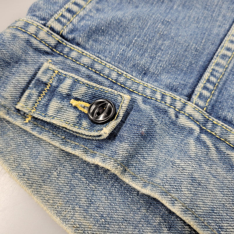 【現状渡し品】【メンズ】 Lee リー 101-J USA製 REGULAR レギュラー 60S DENIM JACKET デニム ジャケット トップス アウター 146-251113-ya-12-izu サイズ：42 カラー：ライトインディゴ 万代Net店